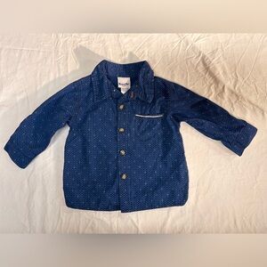 Nannette Navy Blue Kids Jean Jacket